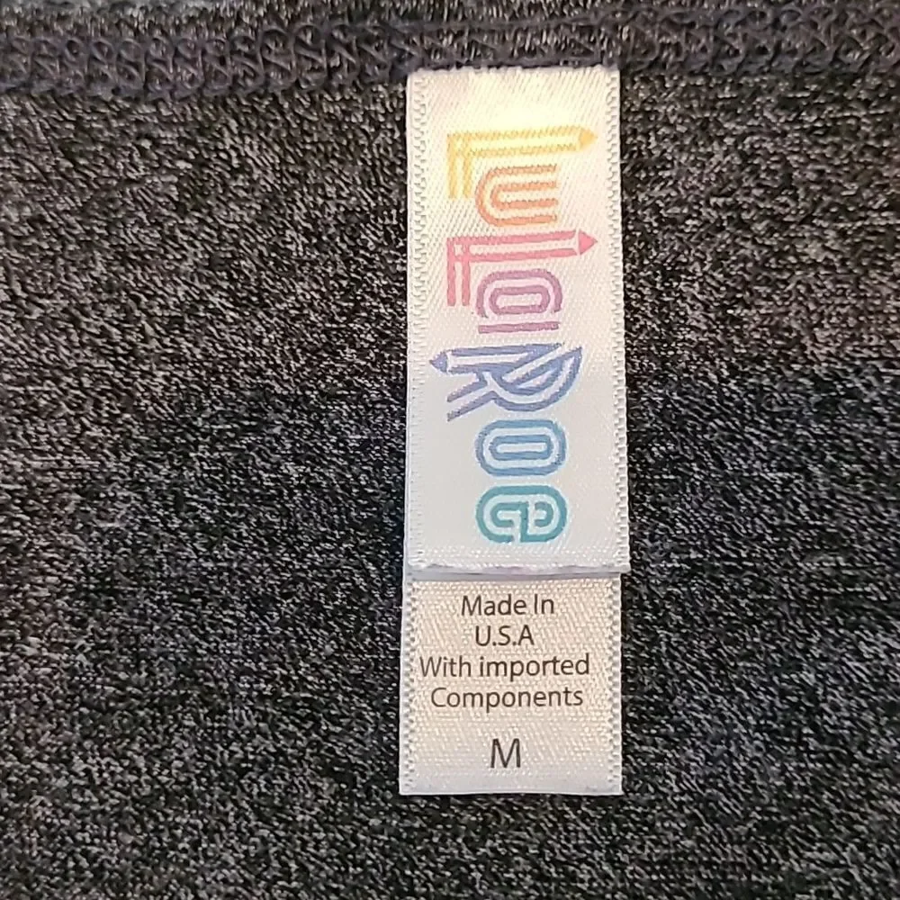 LulaRoe sz M gray tunic top - Picture 6 of 7